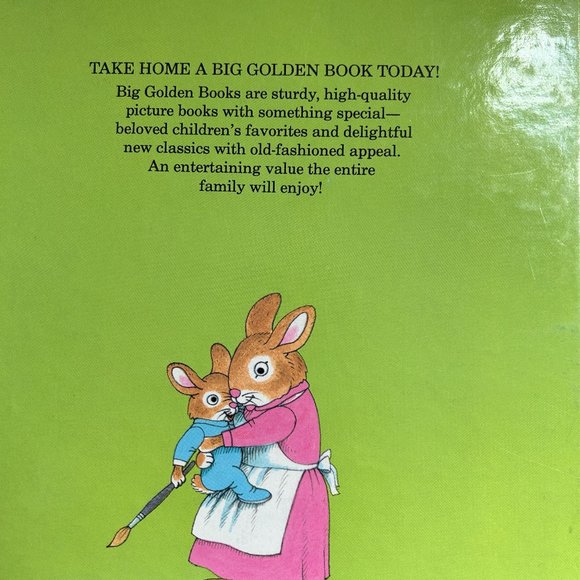 VTG Richard Scarry's Naughty Bunny -A Big Golden Book - Picture 3 of 9
